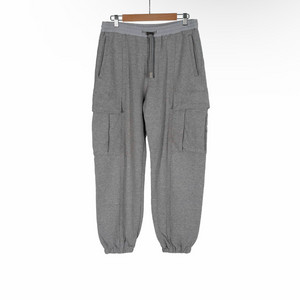 [48] 솔리드옴므 21fw 남성 카고 밴딩 조거 팬츠 그레이