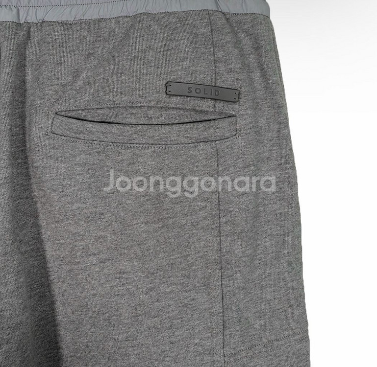 [48] 솔리드옴므 21fw 남성 카고 밴딩 조거 팬츠 그레이--5