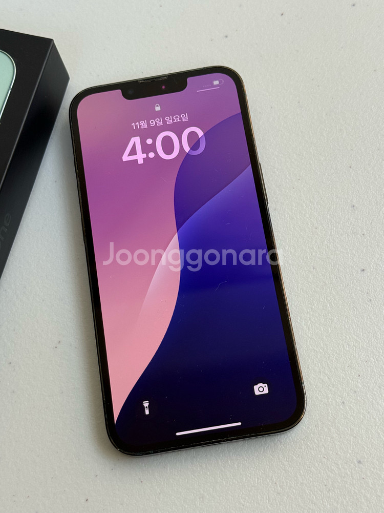 아이폰13프로 256GB 알파인그린 (풀박스)--2