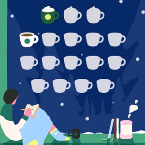 스타벅스 프리퀀시 미션1 일반1 총 2개 일괄