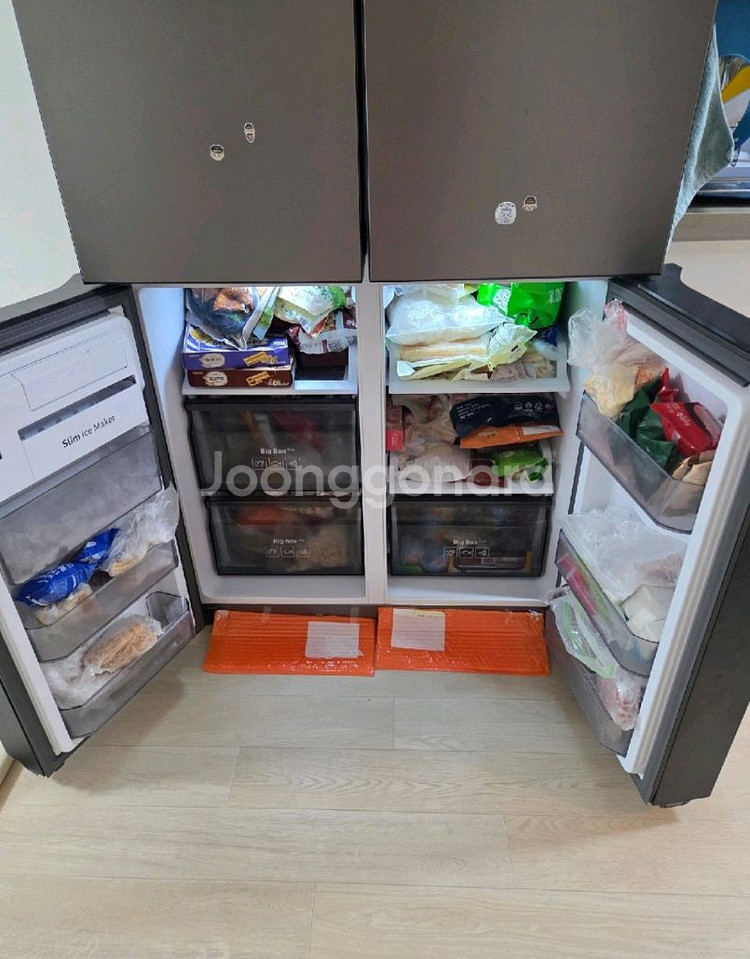 삼성 비스포크 4도어 양문형 냉장고(867L) + 삼성이전서비스 가능(별도)--2