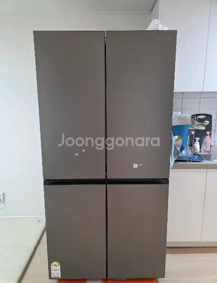 삼성 비스포크 4도어 양문형 냉장고(867L) + 삼성이전서비스 가능(별도)--0