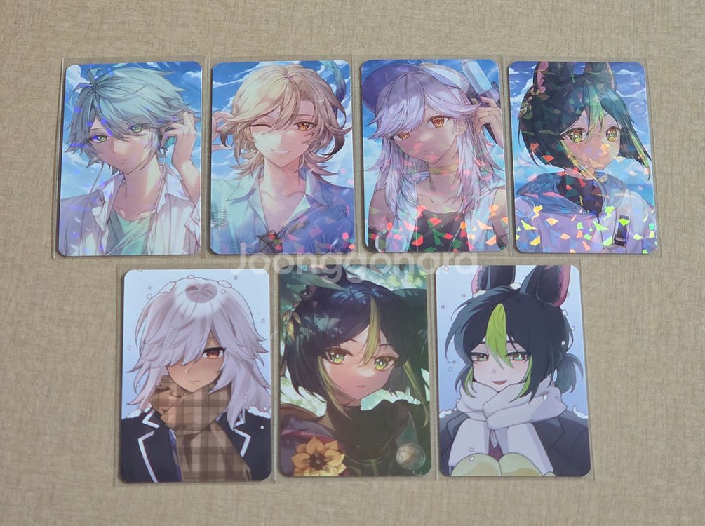 원신 수메르 남캐 포카 7장 일괄--0