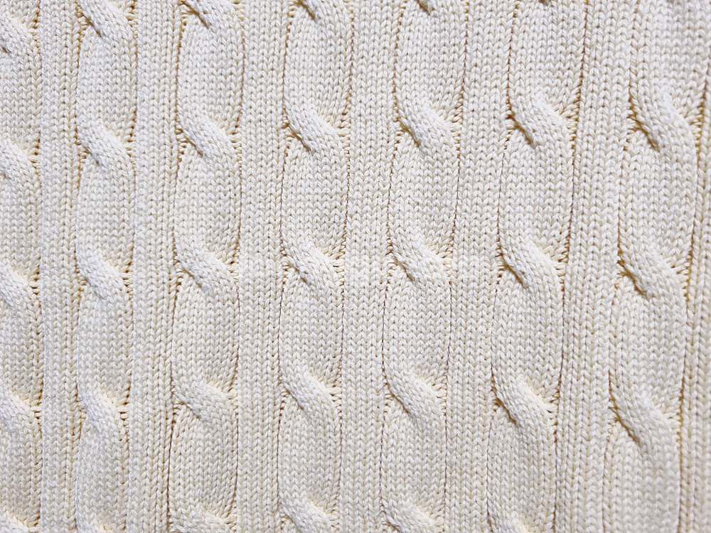 여성 주니어 폴로 신형택 QR 도장 케이블 꽈배기 라운드 긴팔 니트--6