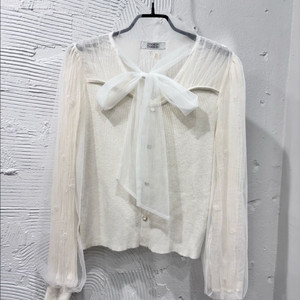 (11/9업뎃) 에고이스트 아이보리 쉬폰소매 니트