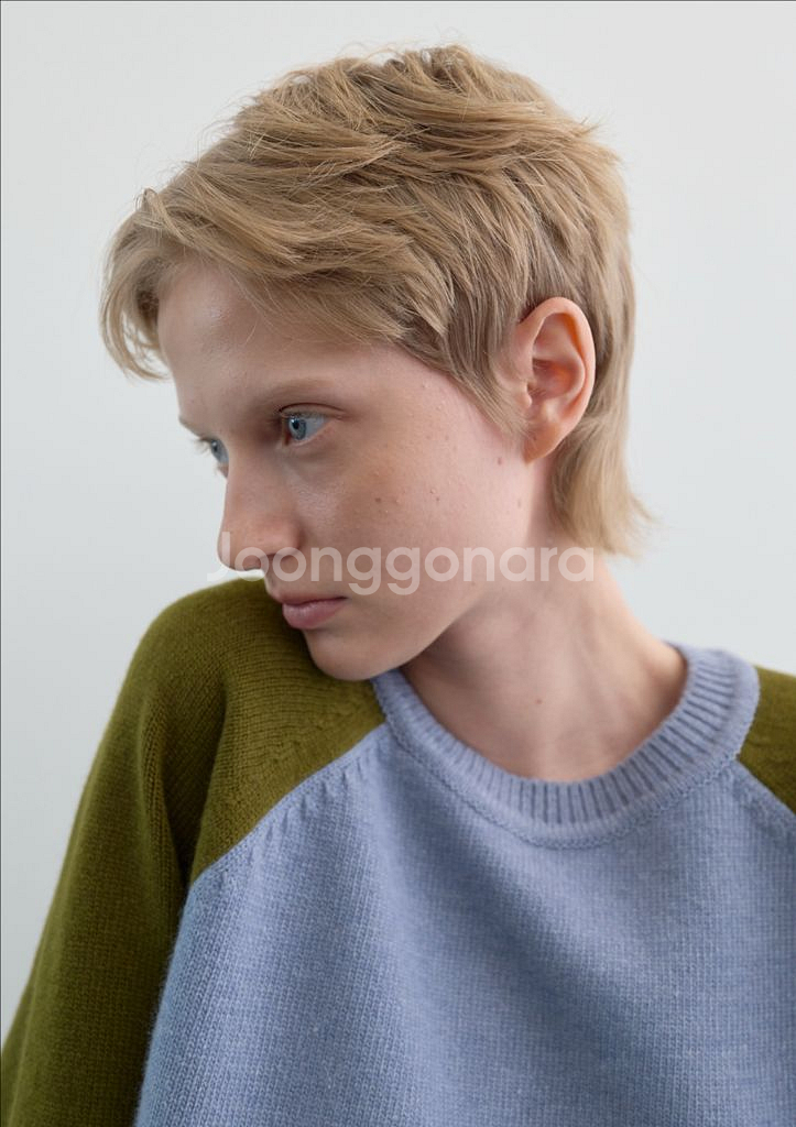 문달 ted 테드 레글런 니트 - 카키 / M--6