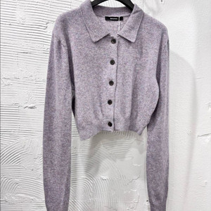 (11/9업뎃) 다이애그널 보라 카라 크롭니트 가디건