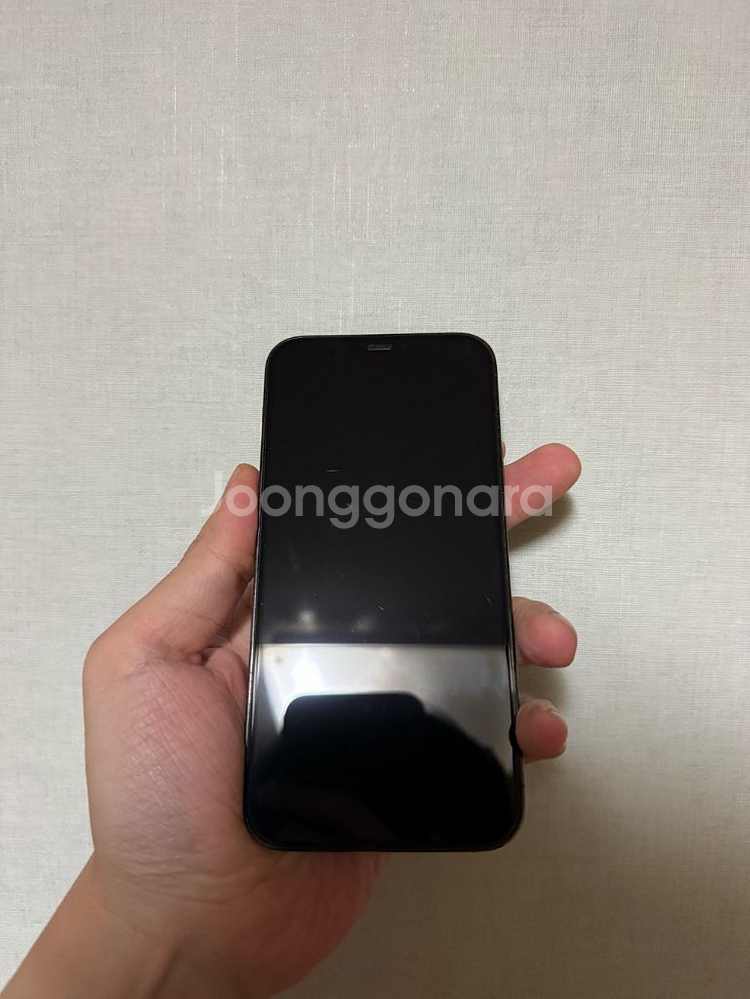 아이폰12프로 128기가 자급제 블랙 팝니다--0