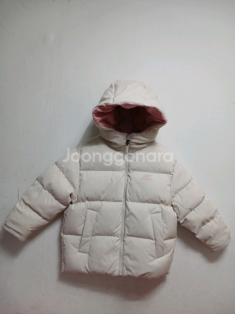 뉴발란스 키즈 양면 리버시블 패딩 구스점퍼 사이즈 120--3