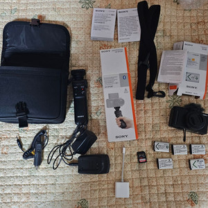 소니 브이로그 카메라 zv-1f(정품 슈팅 그립, 배터리, sd카드 포함)