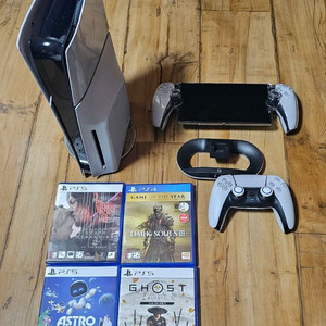 PS5 슬림디스크 + PS 포탈 + 최신게임4개 일괄판매