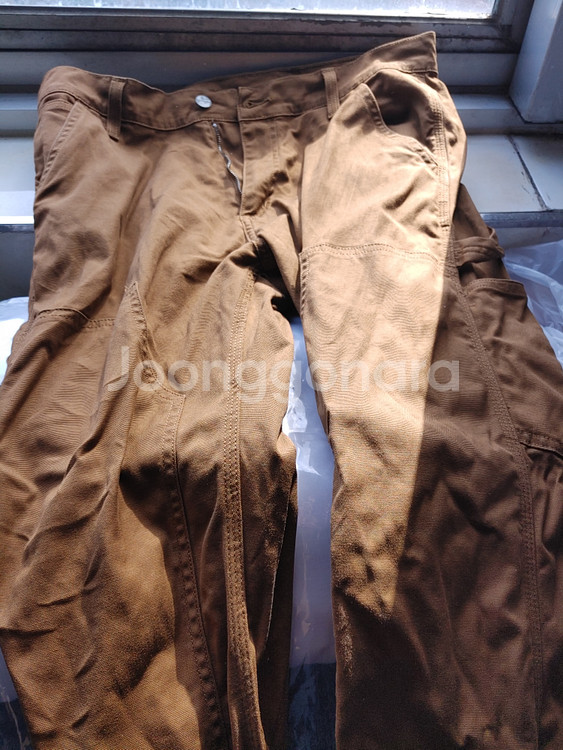 남성용 카고팬츠, 원단 좋은 조금 넓은사이즈의 일자형 면단바지겸 조금스판 판매합니다. 사이즈34추정--0