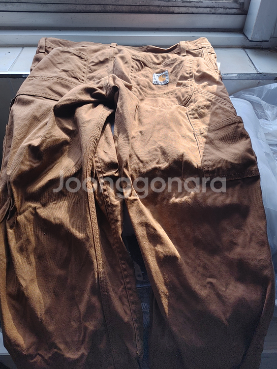 남성용 카고팬츠, 원단 좋은 조금 넓은사이즈의 일자형 면단바지겸 조금스판 판매합니다. 사이즈34추정--1
