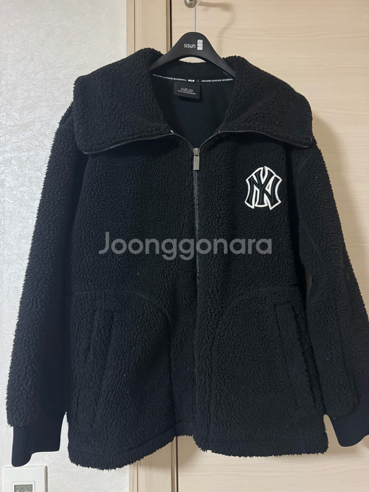 mlb 뽀글이 양털 자켓 s사이즈--0