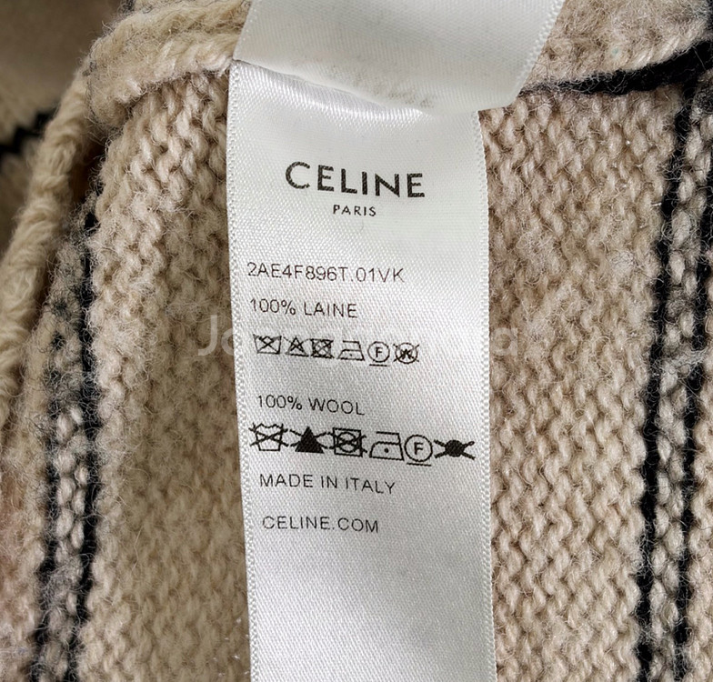 [M] 셀린느 24fw 남성 울 트리오페 트리옹프 스트라이프 니트 스웨터--8