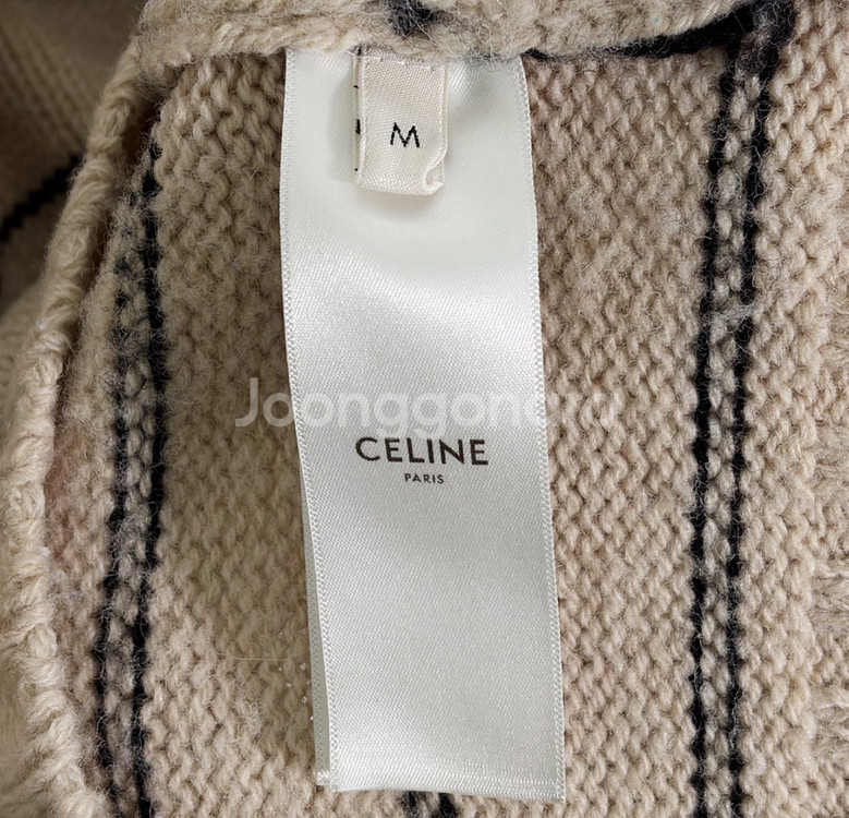 [M] 셀린느 24fw 남성 울 트리오페 트리옹프 스트라이프 니트 스웨터--7