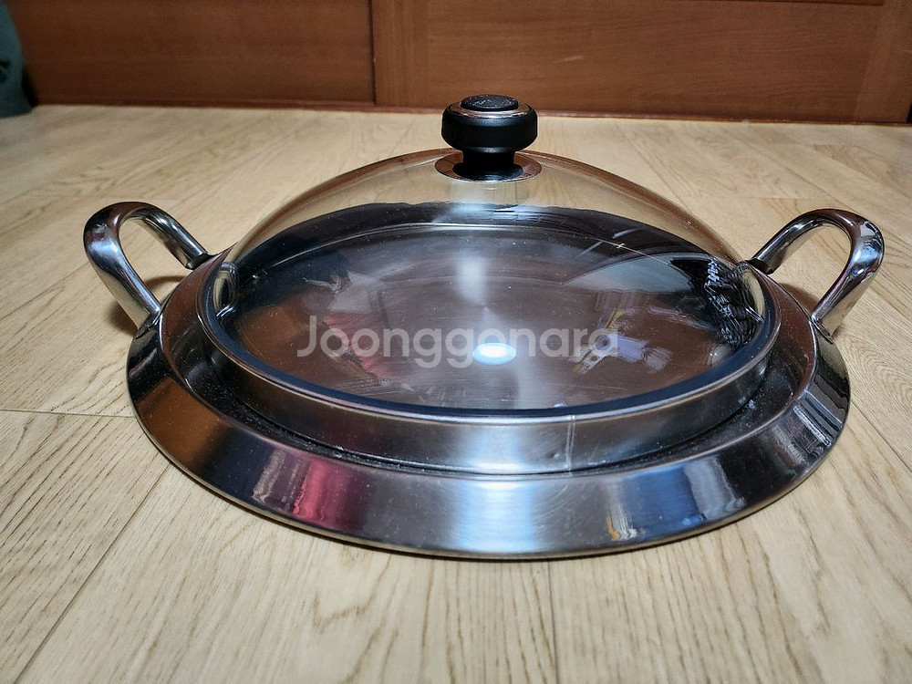 tri playbase 스테인레스팬 35cm(한국에서 제조된 왕실사파이어--0