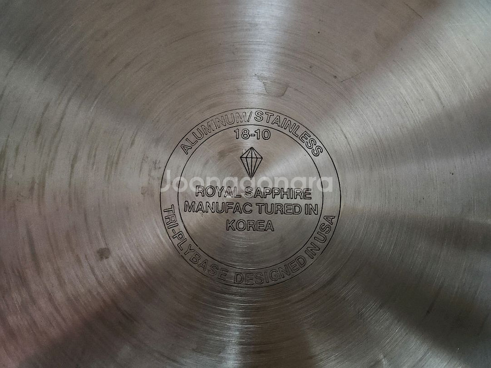 tri playbase 스테인레스팬 35cm(한국에서 제조된 왕실사파이어--4