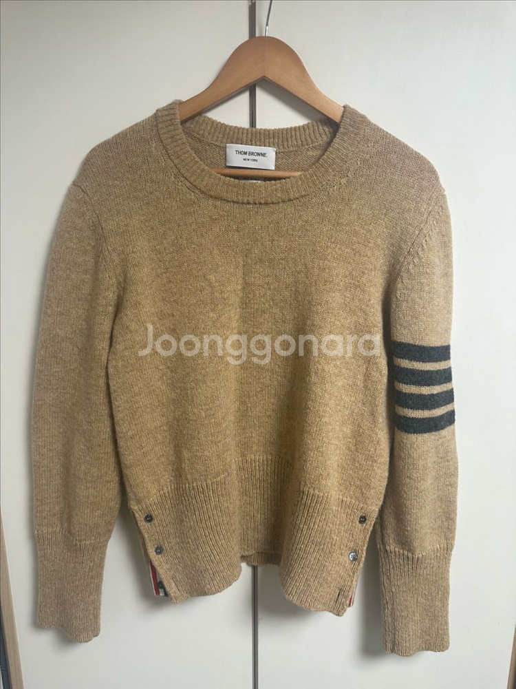 톰브라운 셰틀랜드 울 니트 4사이즈--0