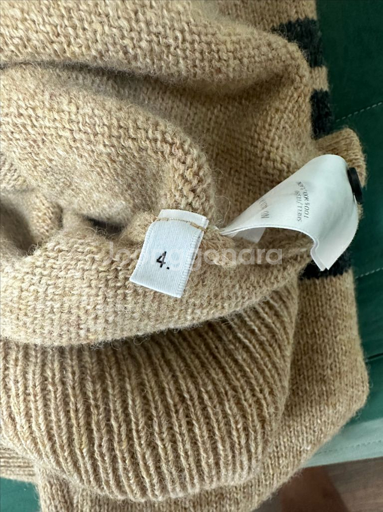 톰브라운 셰틀랜드 울 니트 4사이즈--6