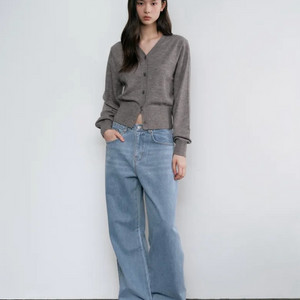 무신사 우먼즈 배기 데님 팬츠 와이드 청바지