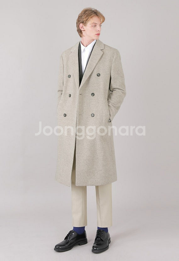 리버클래시 울100 롱코트(그레이베이지/사이즈100)--0