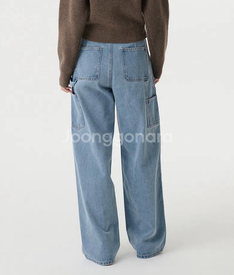 무신사 데님 카펜터 팬츠--1