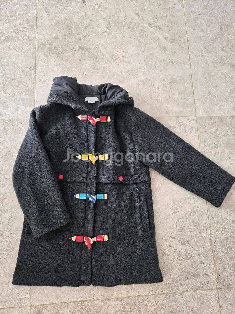 정품) 스텔라메카트니 스텔라맥카트니 키즈 색연필 울 더플 코트--0