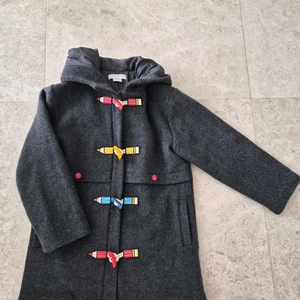 정품) 스텔라메카트니 스텔라맥카트니 키즈 색연필 울 더플 코트