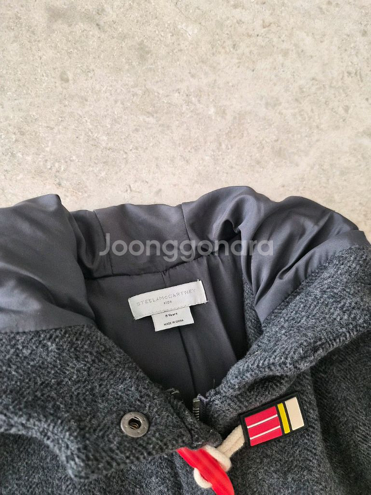 정품) 스텔라메카트니 스텔라맥카트니 키즈 색연필 울 더플 코트--1