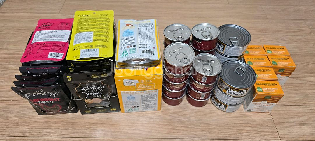 고양이 주식캔 습식사료 판매 - 웨루바,보레알,쉐지애,쉐리레드라벨,오픈팜,프라미--0