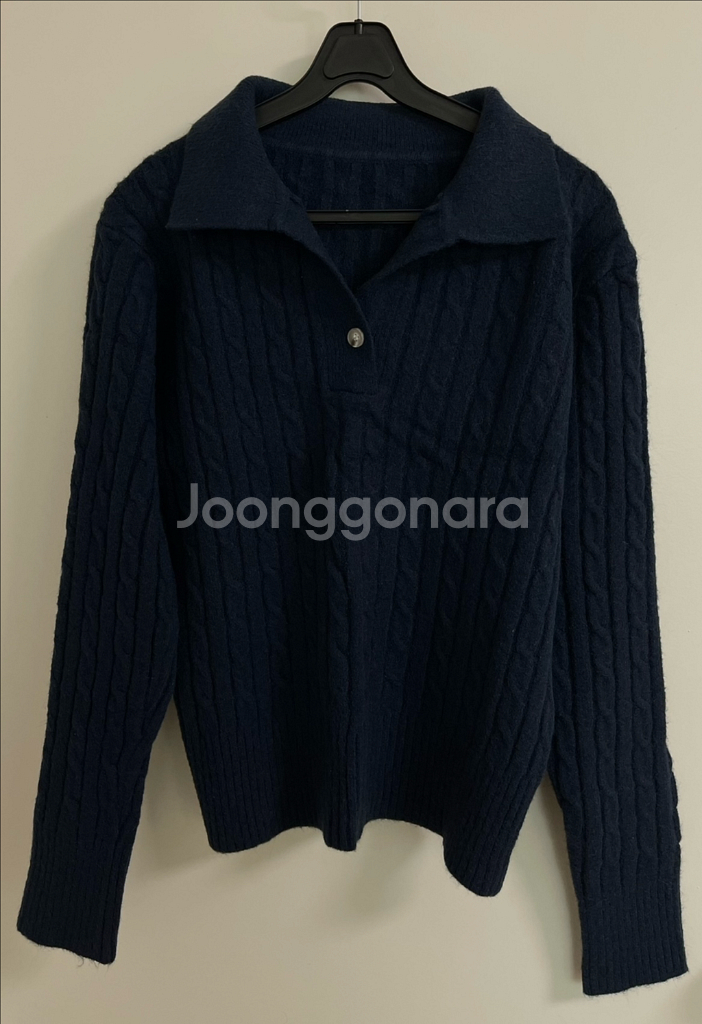 여성 케이블 니트 스웨터--0