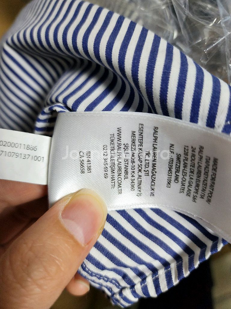 폴로 랄프로렌 스트라이프 셔츠 클래식핏 S(실착X/드라이클리닝O)--2