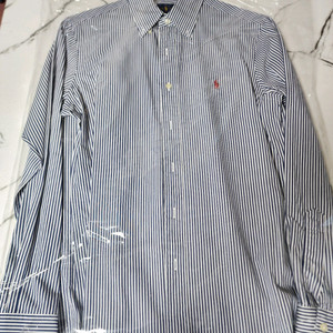 폴로 랄프로렌 스트라이프 셔츠 클래식핏 S(실착X/드라이클리닝O)