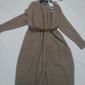 타임 모헤어 롱가디건