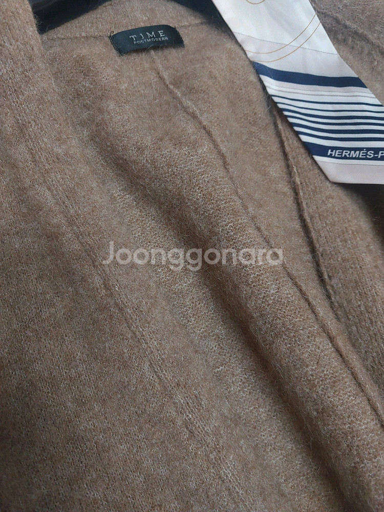 타임 모헤어 롱가디건--3