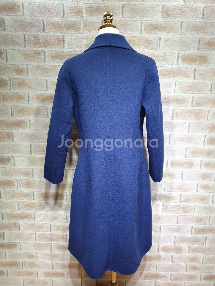 택부착MAXCIO100%울 핸드메이드 플레어 롱코트55--9