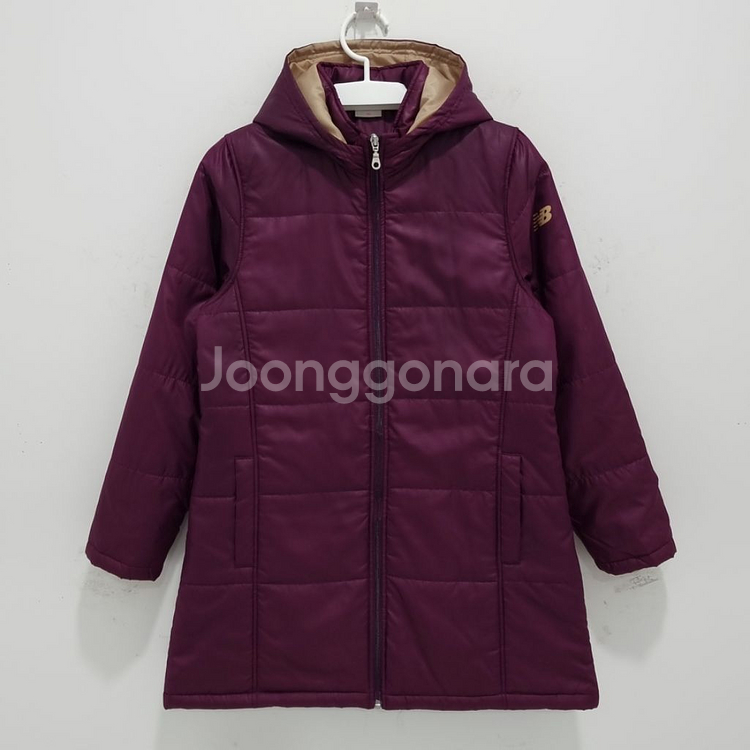 뉴발란스 여성 롱패딩 아우터 후드점퍼 패딩 자켓 M--0