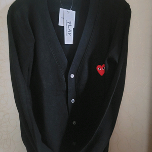 꼼데가르송 플레이 하트 여성가디건