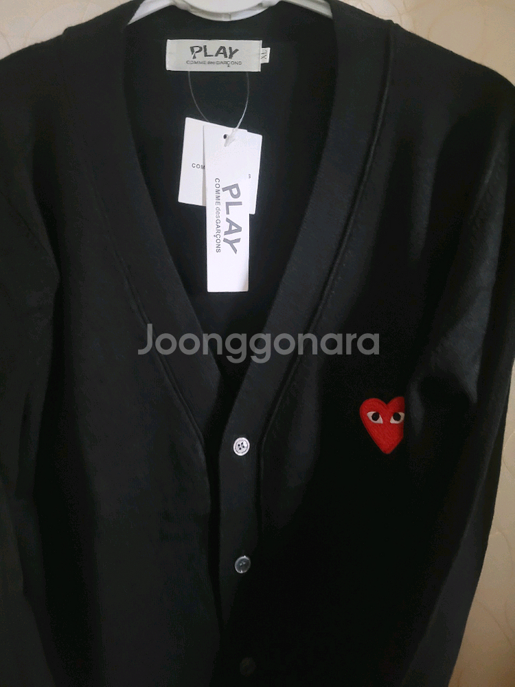 꼼데가르송 플레이 하트 여성가디건--1