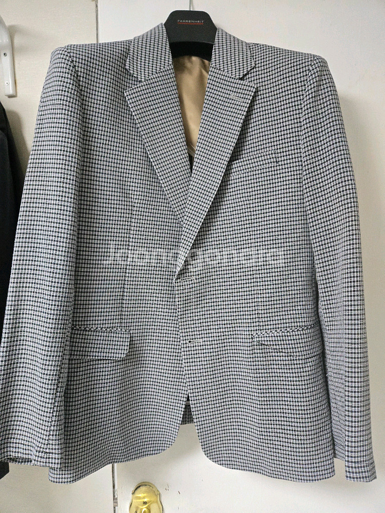 남성정장세트 스트라이프수트 결혼식정장 아이보리정장 체크수트 팝니다.--2