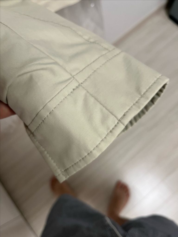 우영미 베이지 아노락 50사이즈 이미지