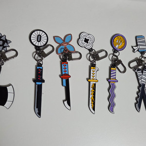 일륜도 키링 6종 일괄(비공식 버전)