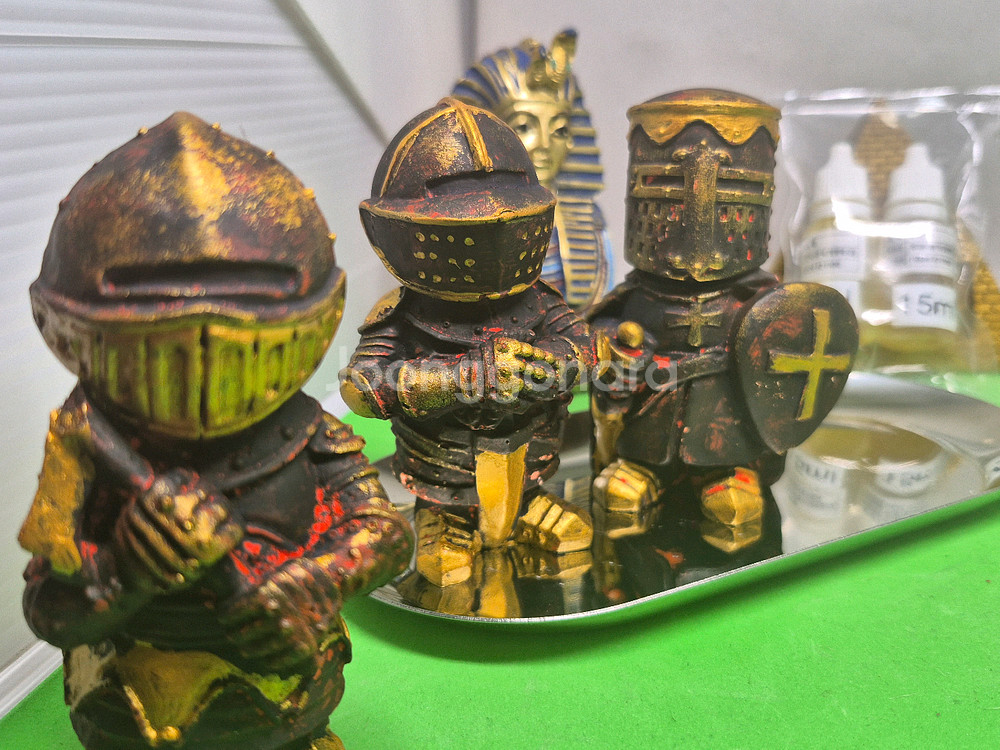 전사용병 석고방향제 인테리어소품--1