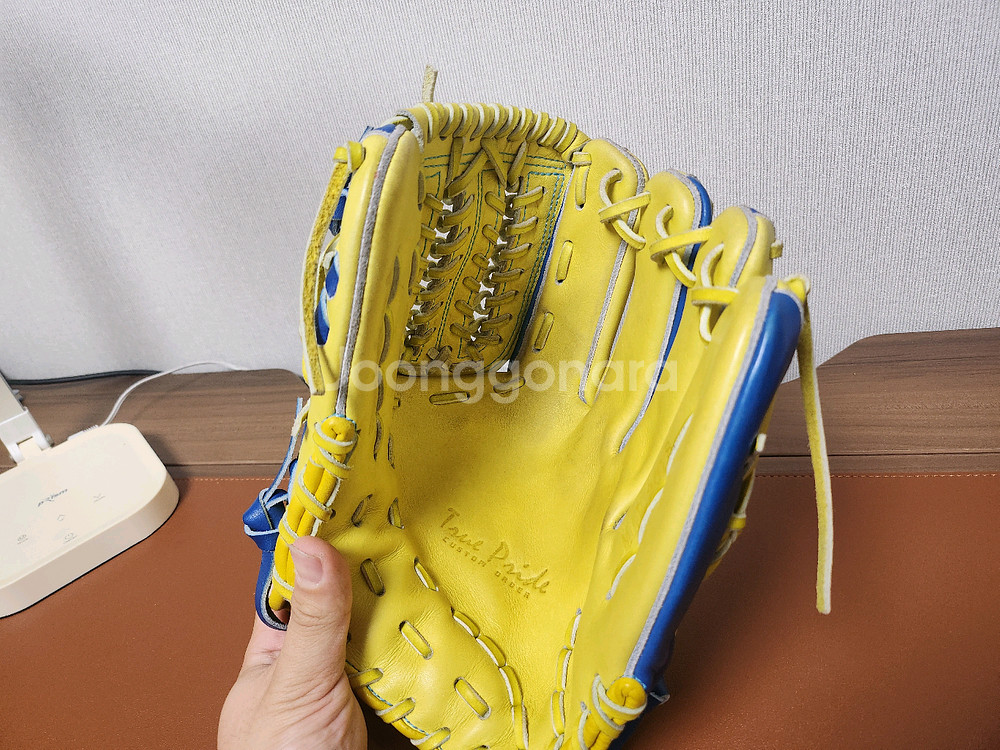 아톰즈 스티어하이드 오더 내야 야구 글러브 포수 미트--4