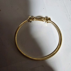 18k옐로우골드 텐션 팔찌