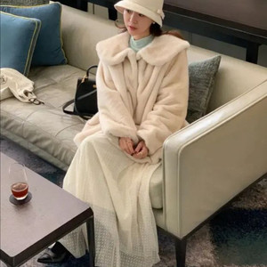 바이씨니 러블리 밍크퍼 - 크림