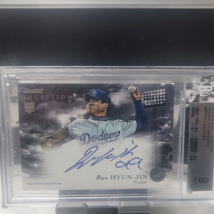 류현진 다저스 오토 RC루키 야구 등급 카드