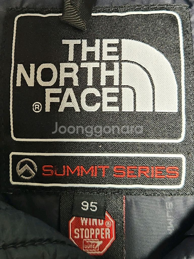 노스페이스 써밋 700 윈드스토퍼 눕시 패딩 95--2