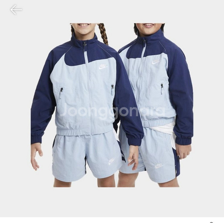 나이키 키즈 트랙탑 쇼츠 세트 12세용--0